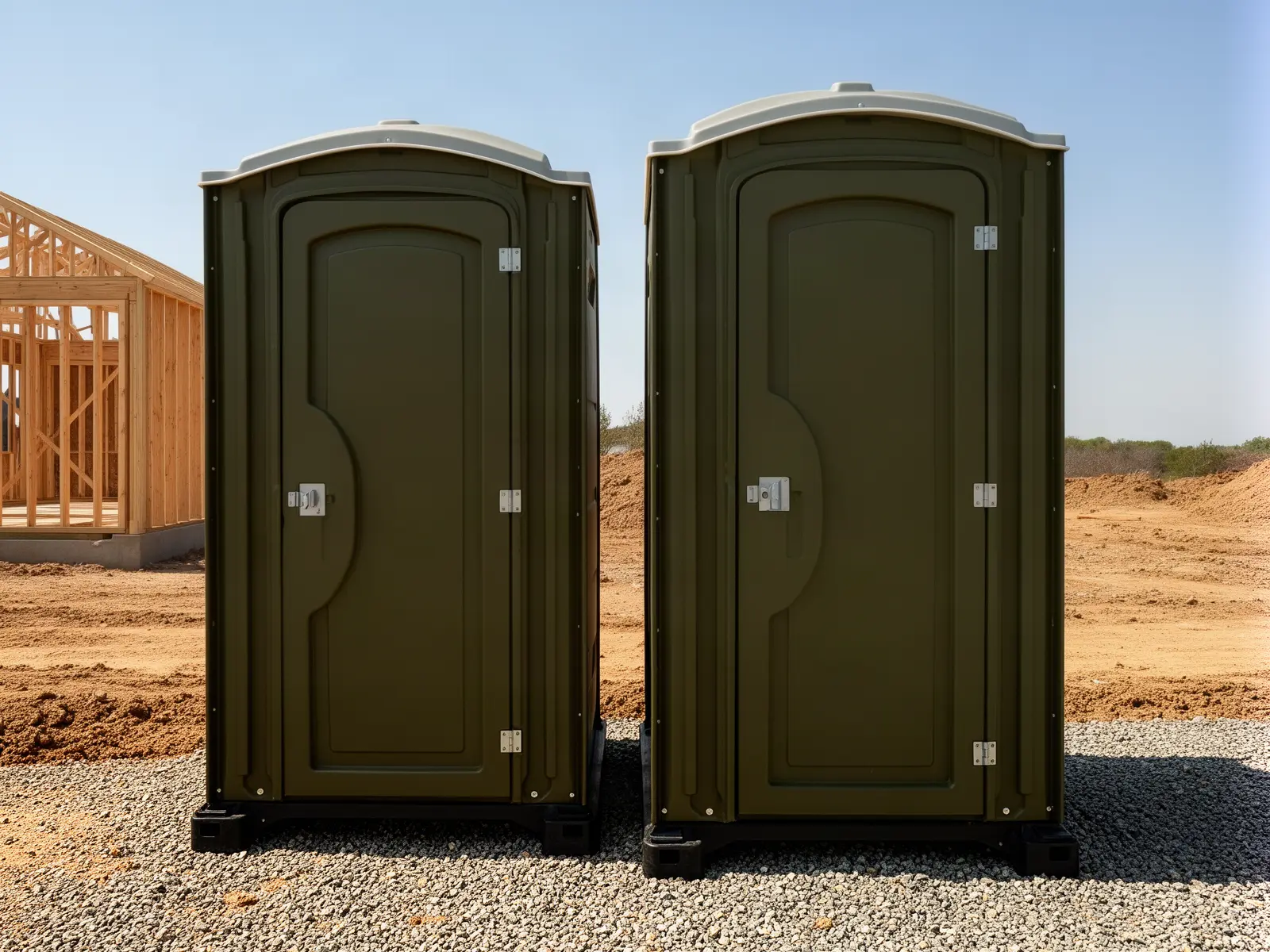 Clean porta potty unit from Cameron & Sons Porta Potty Rental in Tiburon, CA